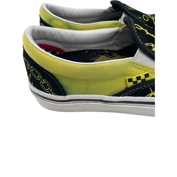 Vans x Spongebob Gigliotti Skate Slip On Shoes Mens US 7 Eu 39 Black Yellow - Picture 3 of 16